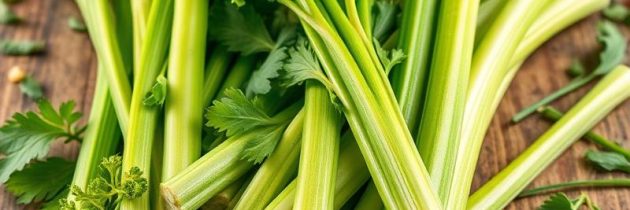 Łodyga selera naciowego – zdrowotne właściwości i przepisy na dania
